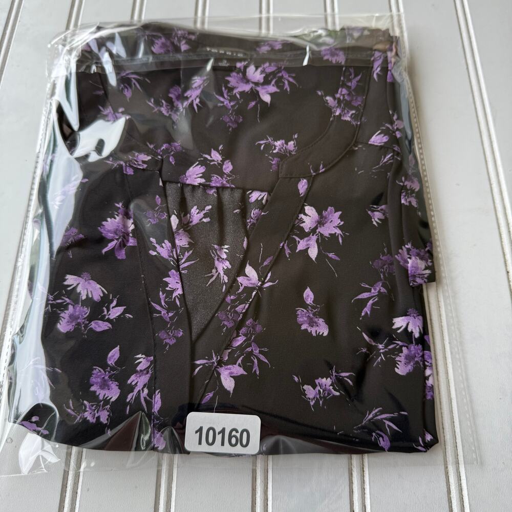 Torrid Harper flowy georgette fabric purple floral print size 3X - Picture 10 of 10